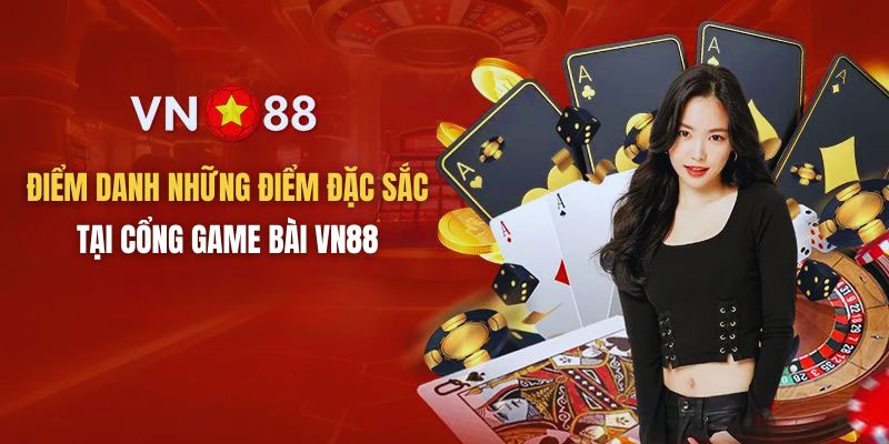 Các trò chơi phổ biến tại game bài VN88